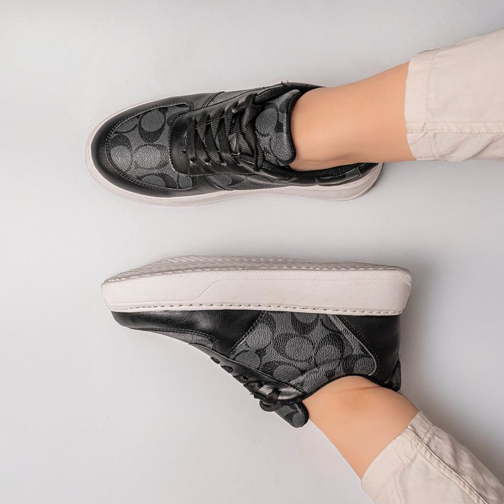Women's Sneakers | Black- Model 595