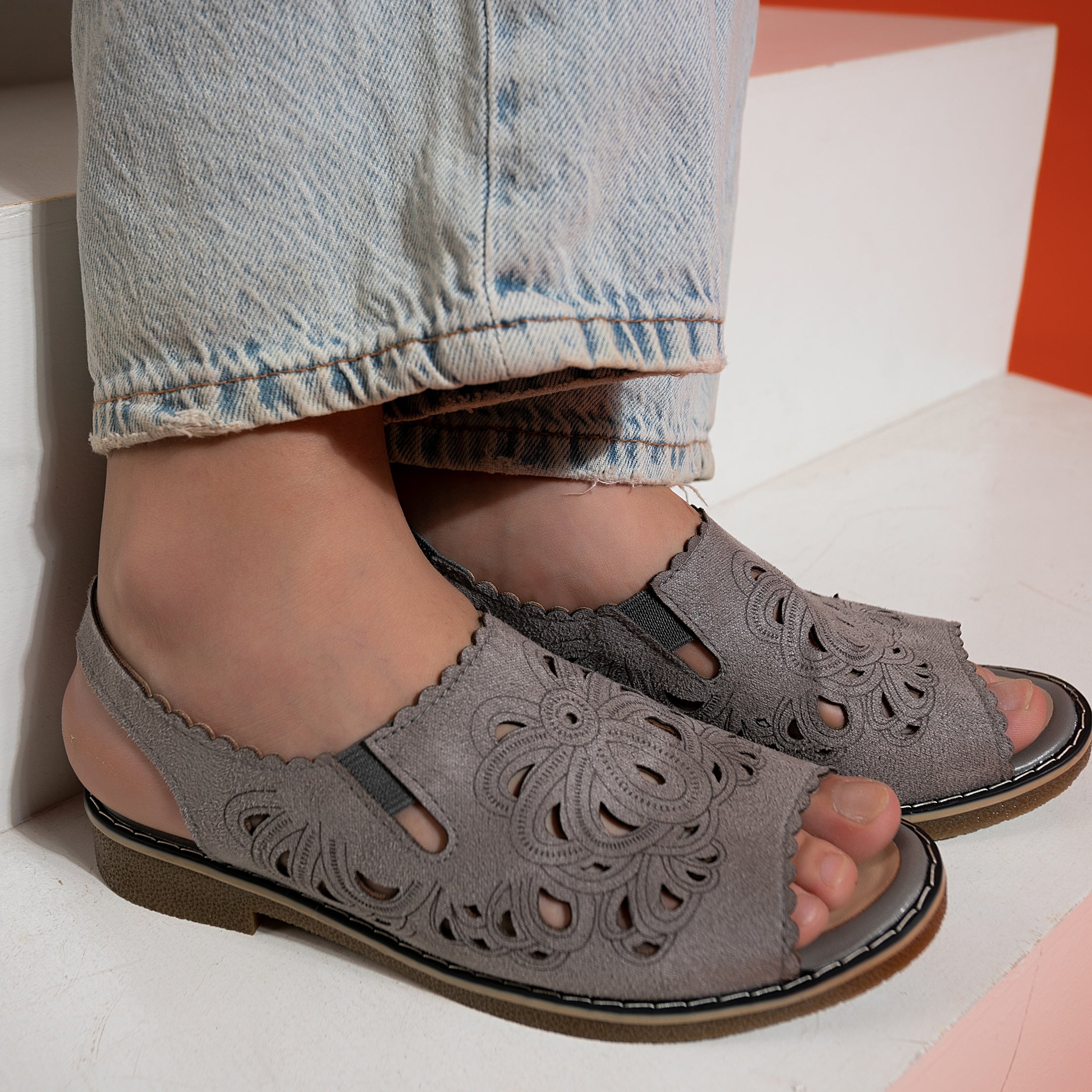 Classic Suede Espadrille (604)